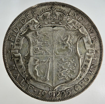 1925 George V Half-Crown Silver Coin | Fine Collectable Grade