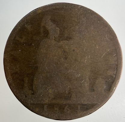 1861 Victoria Half - Penny Coin | Collectable Grade