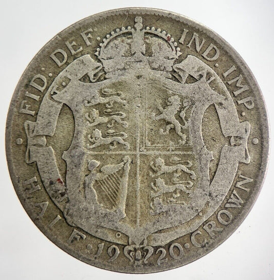 1920 George V Half - Crown Silver Coin | Collectable Grade
