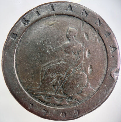 1797 George III Cartwheel Two - Pence Coin | Very High Grade | a4877