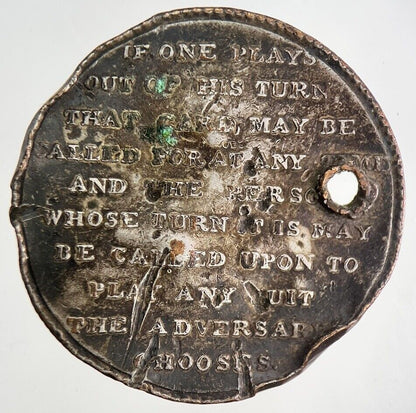 Matthews On The Game Of Whist Thomason Patent Token Coin | Collectable Grade