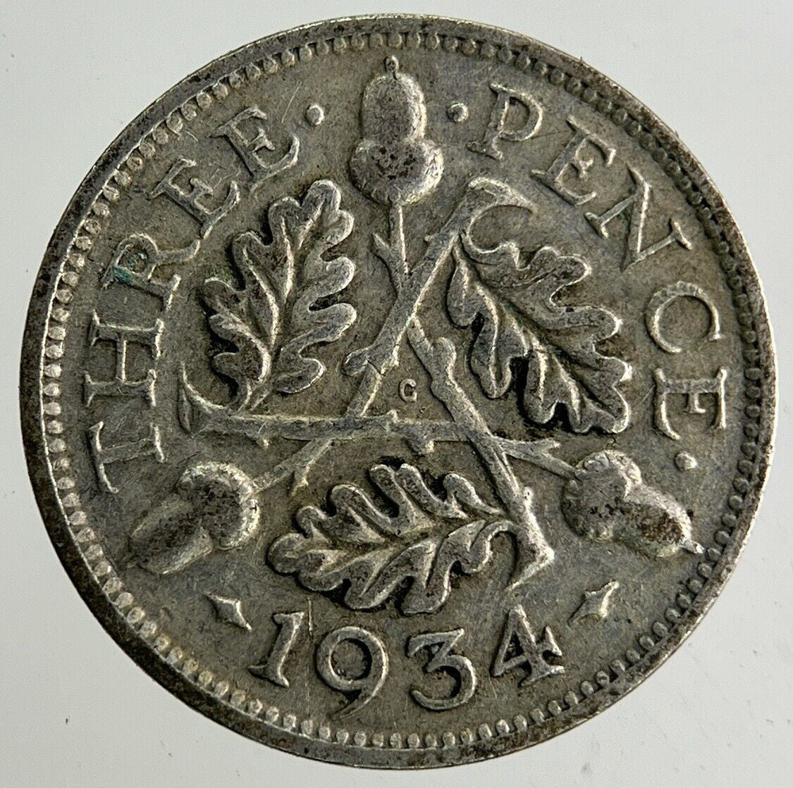 1934 George V Threepence Silver Coin | Collectable Grade