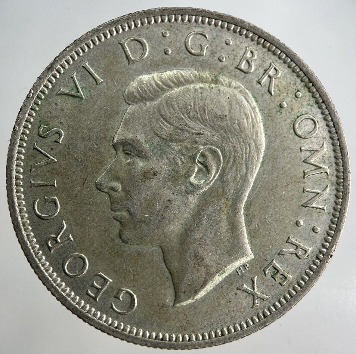 1946 George VI Half - Crown Silver Coin | Fine Collectable Grade