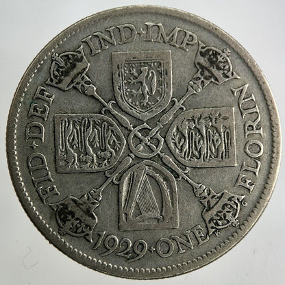 1929 George V Florin Silver Coin | Collectable Grade