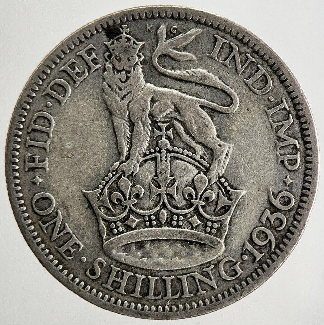 1936 George V One Shilling Silver Coin | Collectable Grade