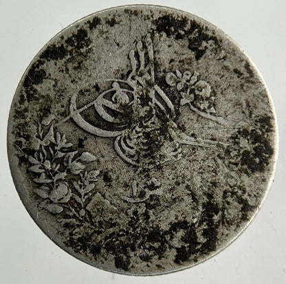 1884 Egypt 1 Qirsh Silver Coin | Collectable Grade