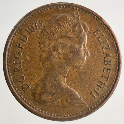 1973 Elizabeth II 2nd New 1/2 Half - Penny Coin | Fine Collectable Grade