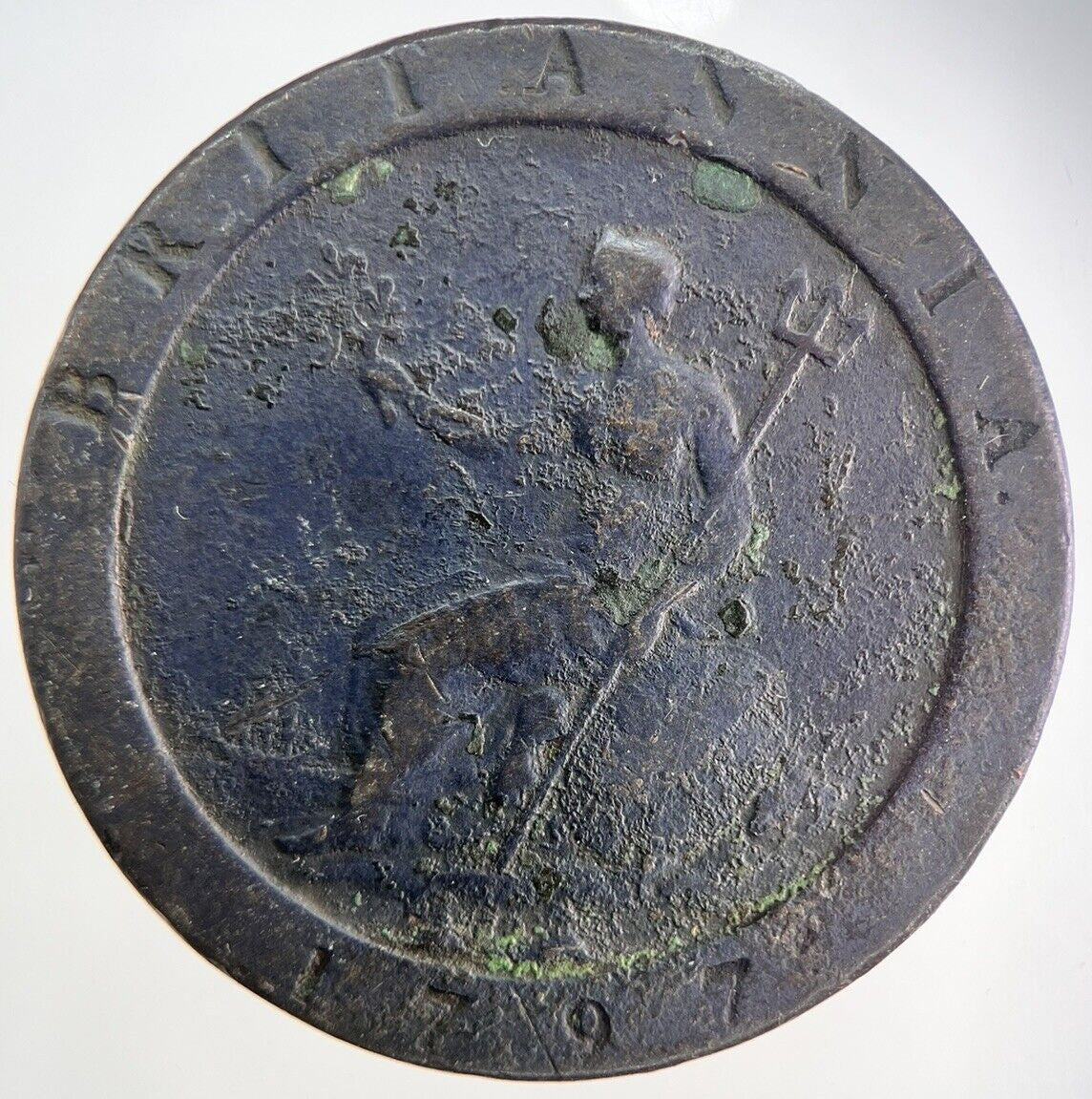 1797 George III 3rd Cartwheel Penny Coin | Collectable Grade