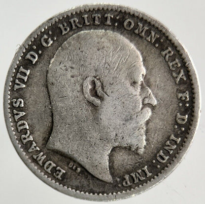1902 Edward VII Threepence Silver Coin | Collectable Grade