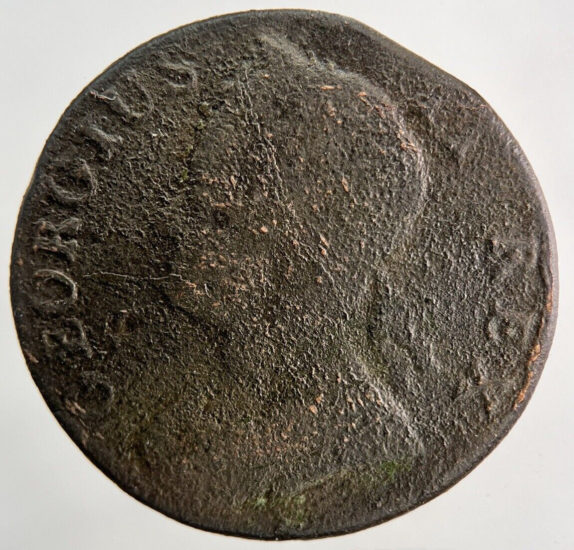 1746 George II 2nd Half - Penny Coin | Fair Grade