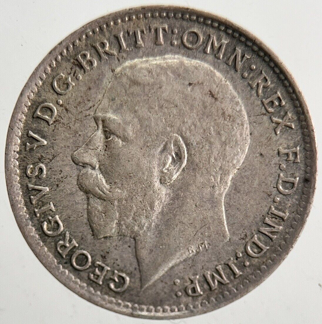 1917 George V Threepence Silver Coin | Very High Grade | a5475