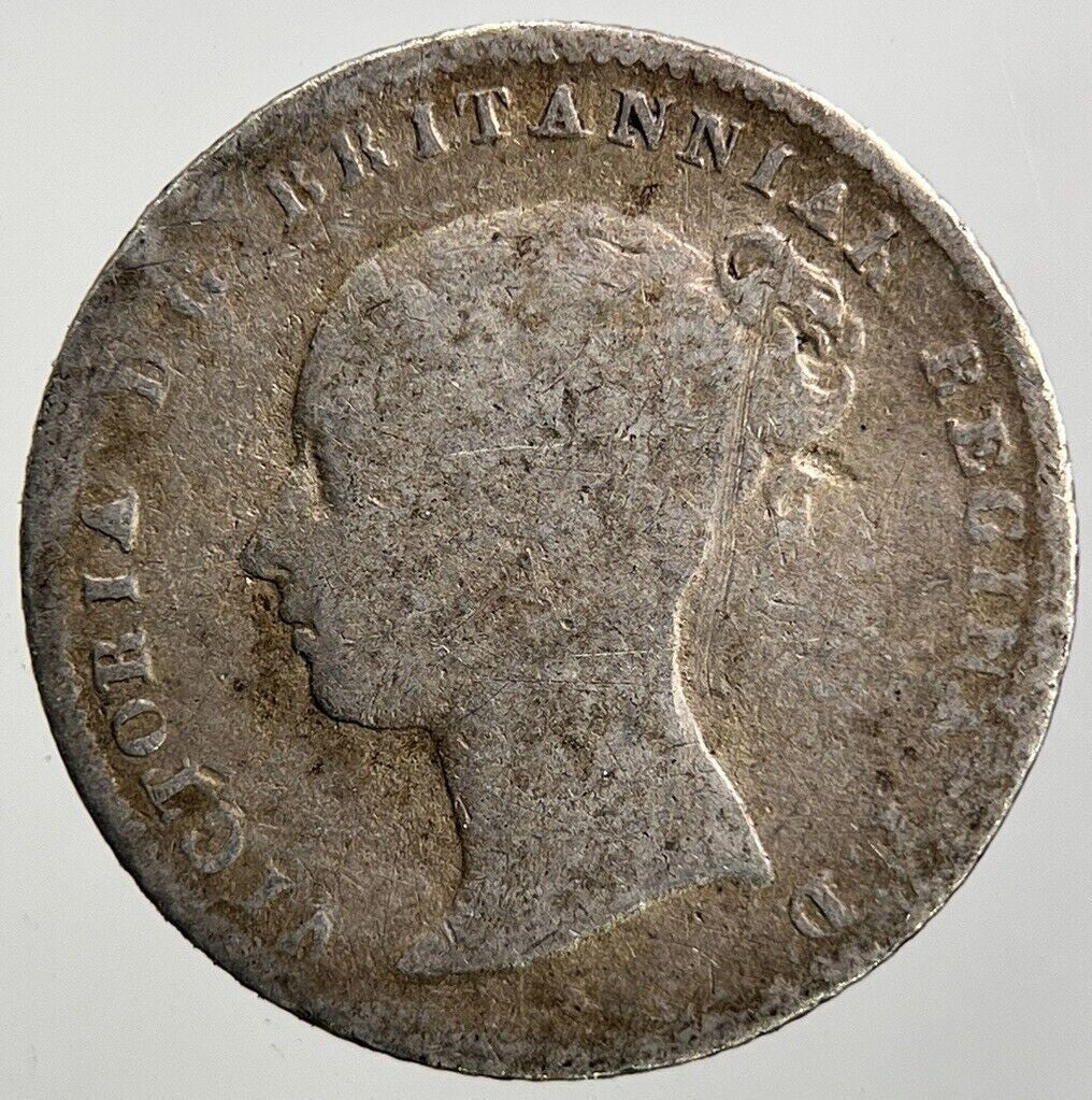 1840 Victoria Groat Four - Pence Silver Coin | Collectable Grade | a3429