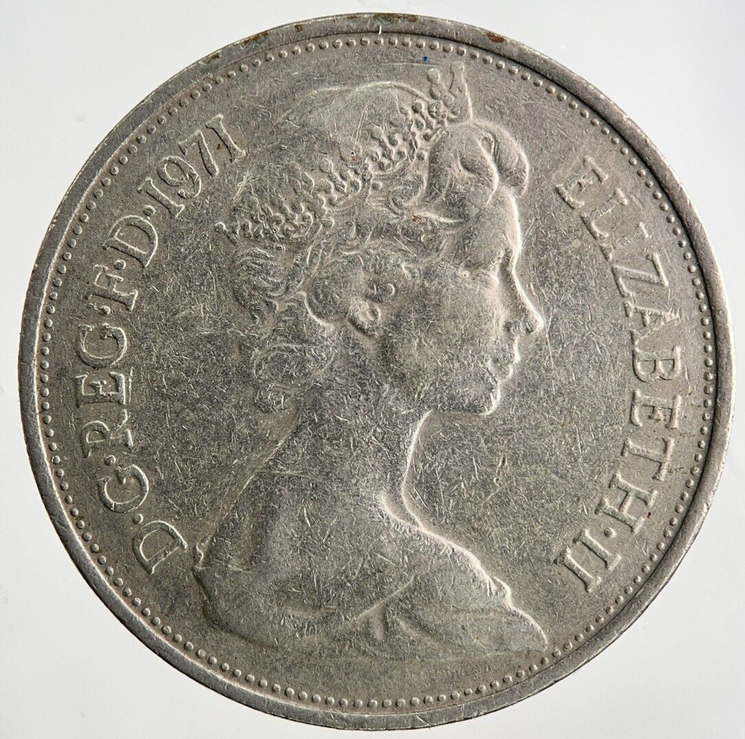 1971 Elizabeth II 2nd 10p Ten - Pence Coin | Fine Collectable Grade