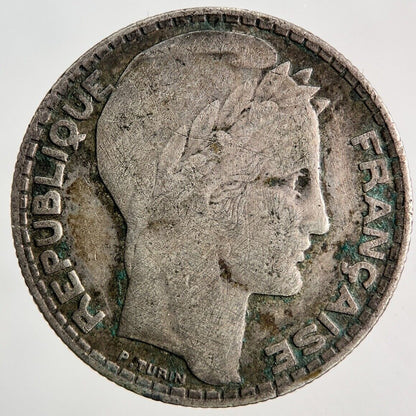 1932 France 10 Franc Silver Coin | Fine Collectable Grade