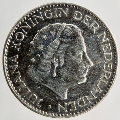 1957 Netherlands 1 Gulden Silver Coin | Fine Collectable Grade