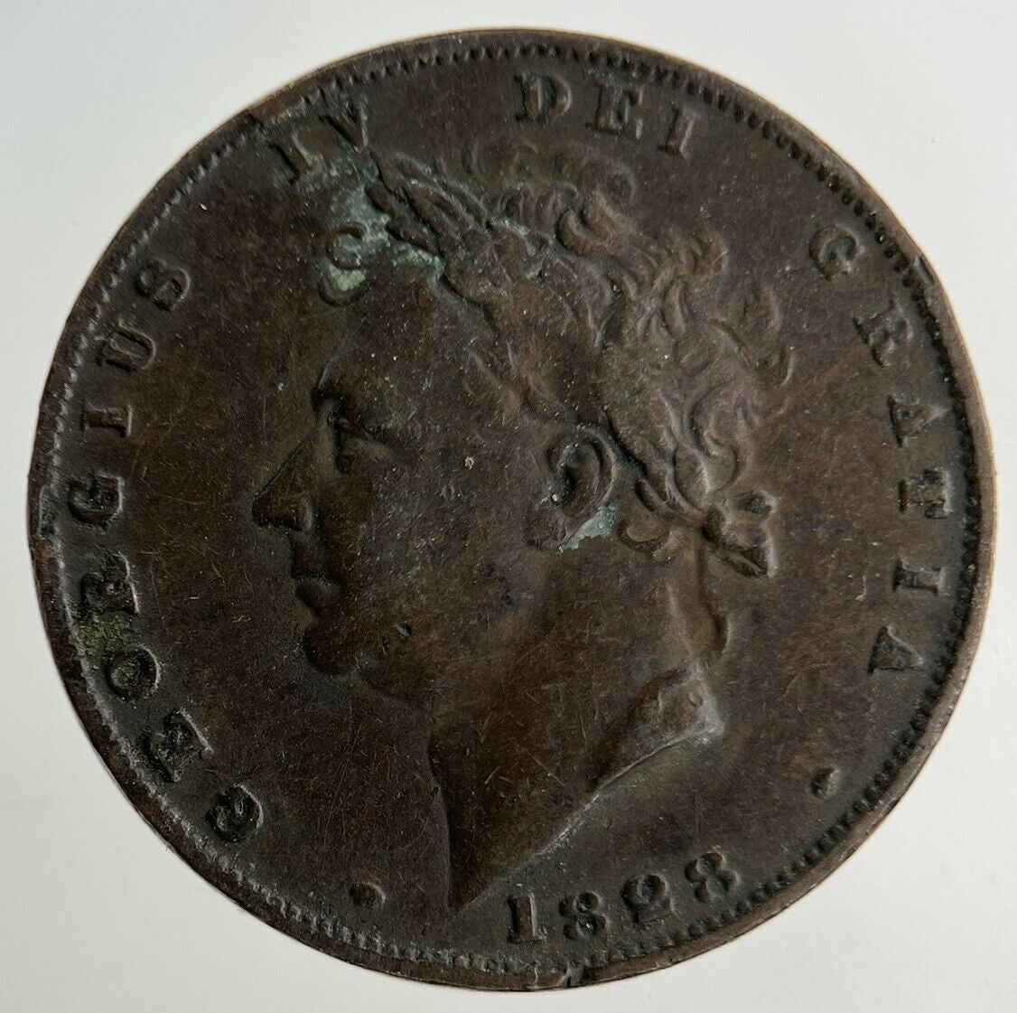 1828 George IV Farthing Coin | Fine Collectable Grade
