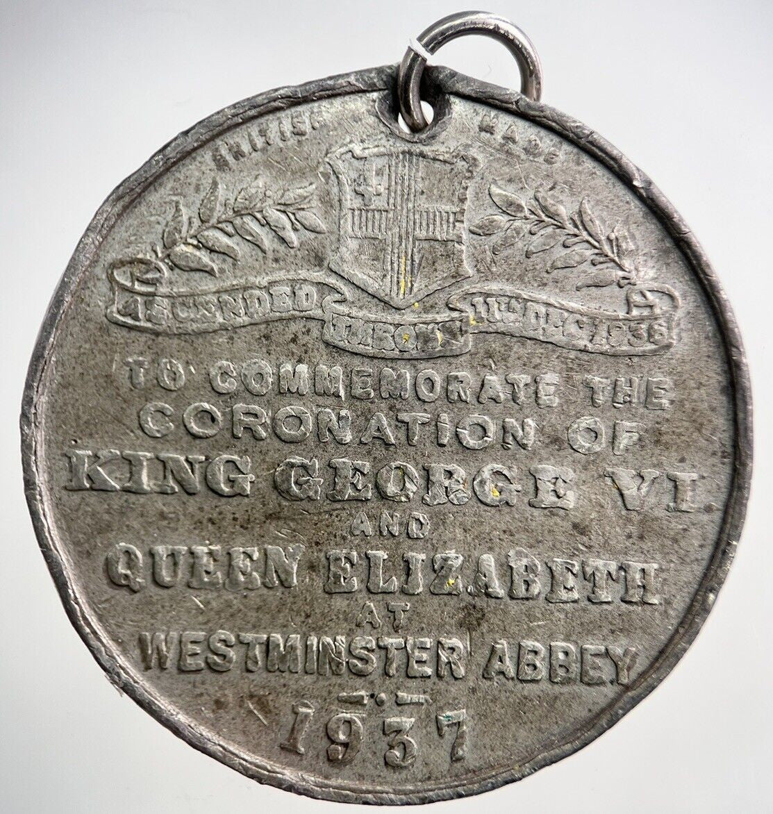 1937 George VI Coronation Medal | Collectable Grade | a326