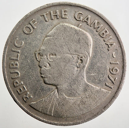 1971 Gambia 50 Bututs Coin | Collectable Grade | a7584