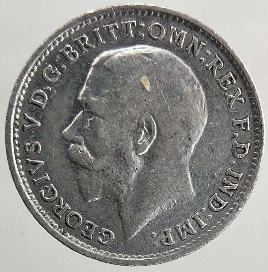 1918 George V Threepence Silver Coin | Fine Collectable Grade