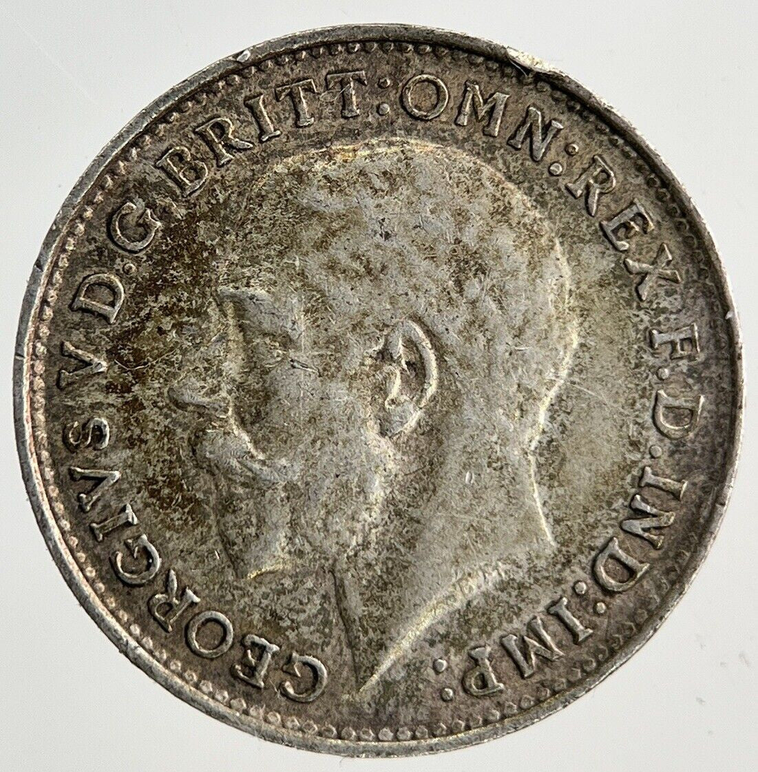 1916 George V Threepence Silver Coin | Very High Grade