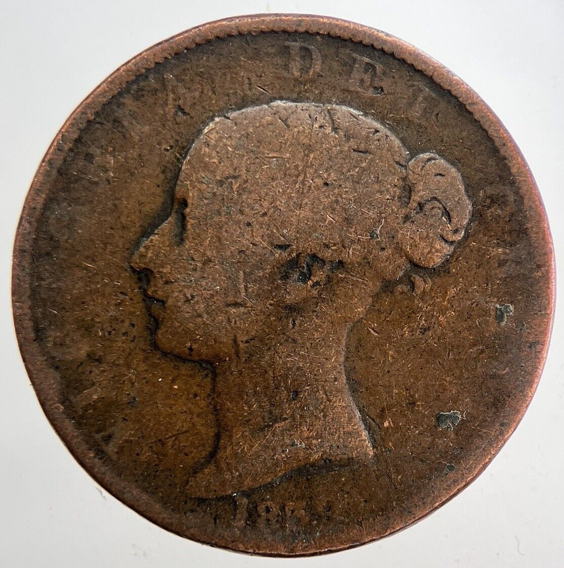 1839 Isle of Man Half - Penny Coin | Collectable Grade | a6202