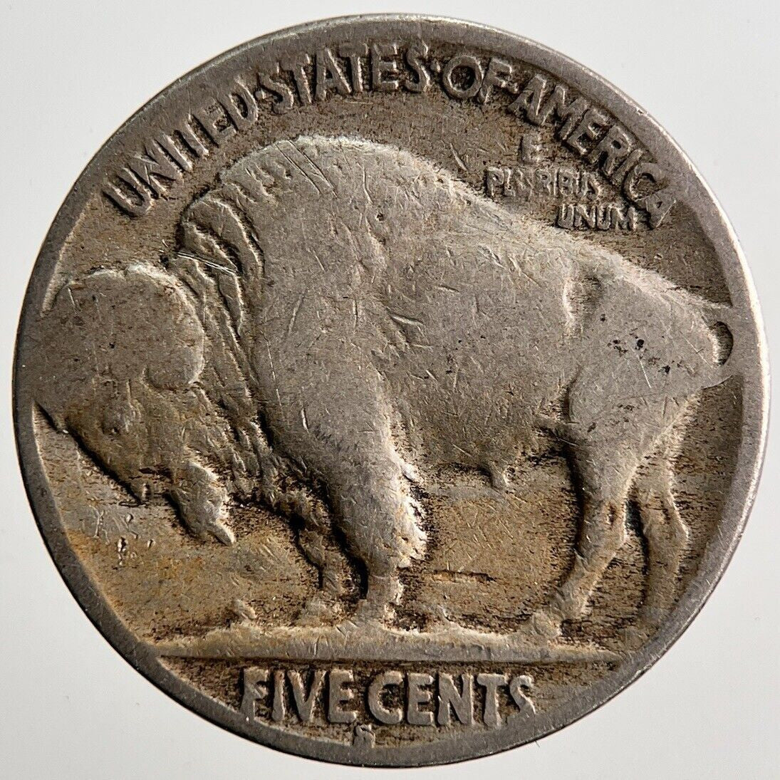 1928 - S US USA Buffalo Indian Head Nickel Coin | Collectable Grade | a2972