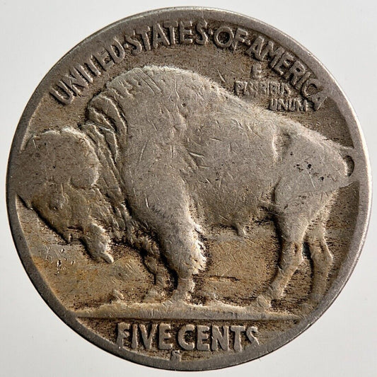 1928 - S US USA Buffalo Indian Head Nickel Coin | Collectable Grade | a2972