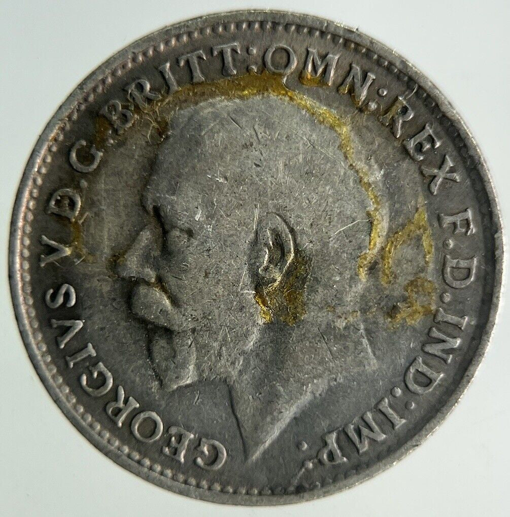 1918 George V Threepence Silver Coin | Fine Collectable Grade