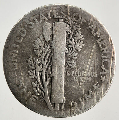 1925 US USA Mercury One Dime Silver Coin | Collectable Grade