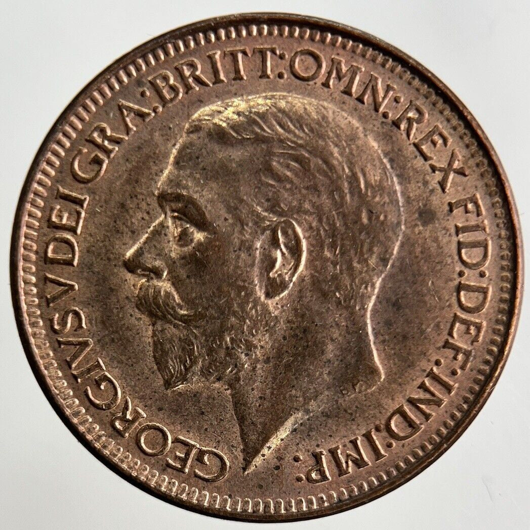 1926 George V Farthing Coin | UNC Uncirculated Grade