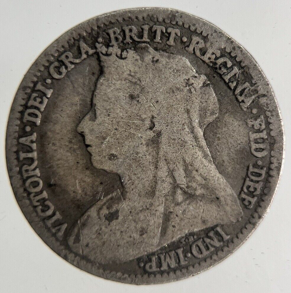 1896 Victoria Threepence Silver Coin | Collectable Grade