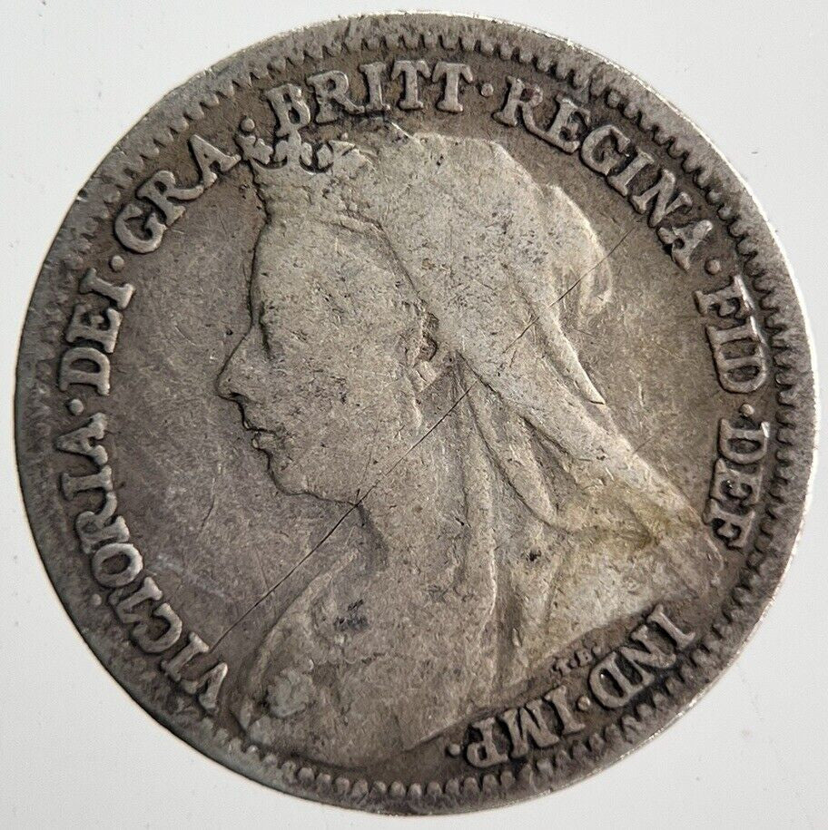 1899 Victoria Threepence Silver Coin | Collectable Grade | a4602