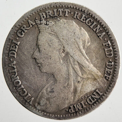1899 Victoria Threepence Silver Coin | Collectable Grade | a4602