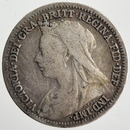1899 Victoria Threepence Silver Coin | Collectable Grade | a4602