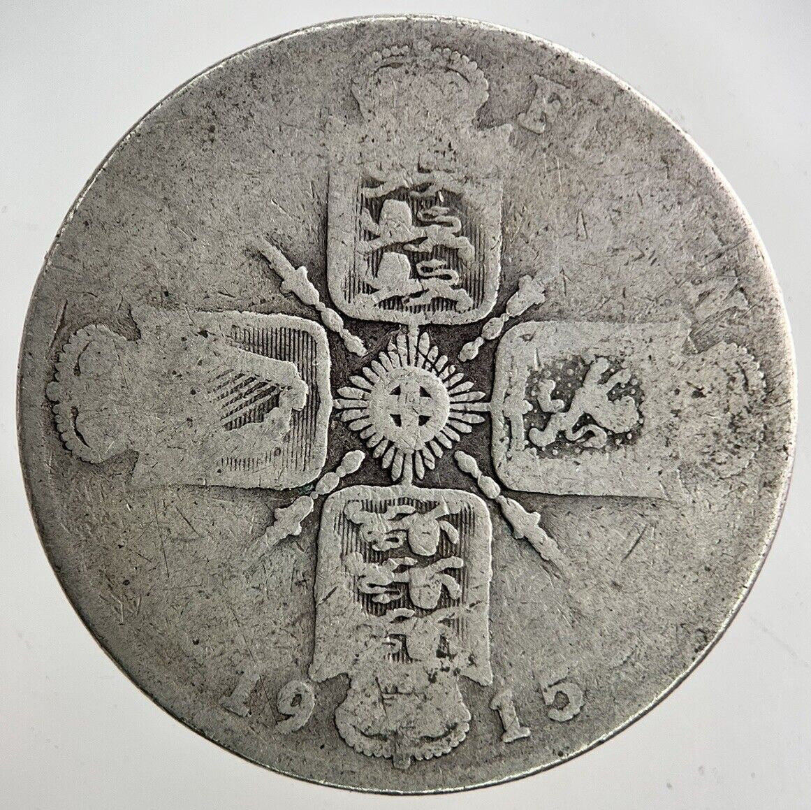 1915 George V Florin Silver Coin | Fair Grade