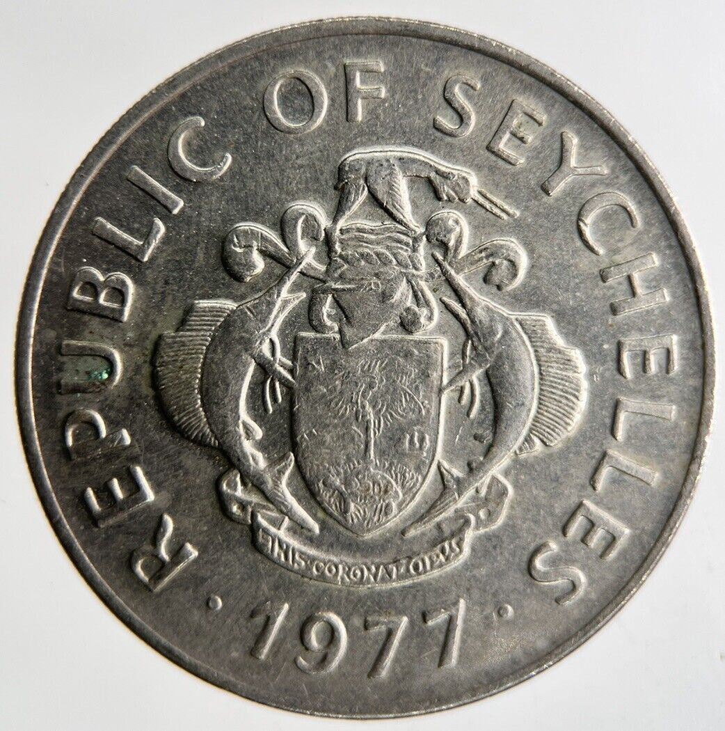 1977 Seychelles 1 Rupee Coin | Collectable Grade