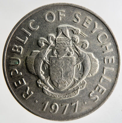 1977 Seychelles 1 Rupee Coin | Collectable Grade