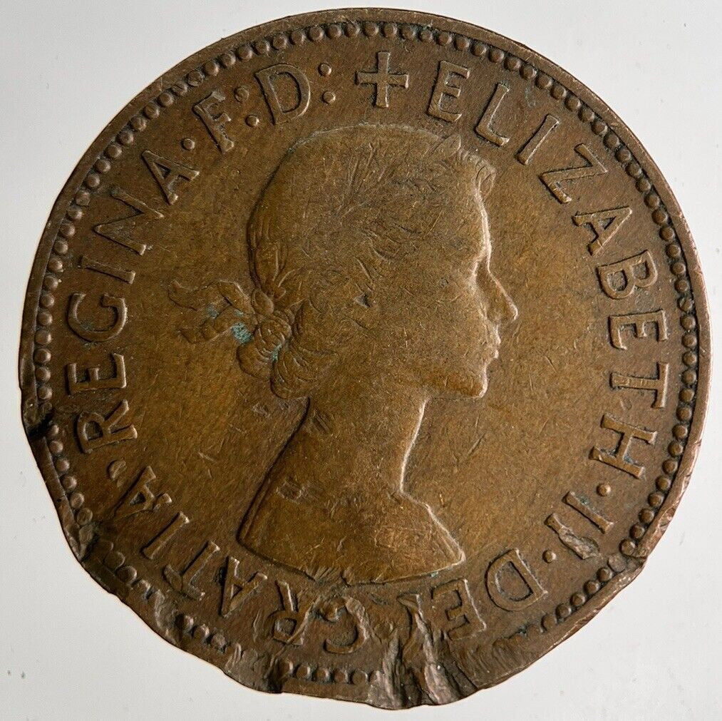 1955 Elizabeth II 2nd Half - Penny Coin | Fine Collectable Grade