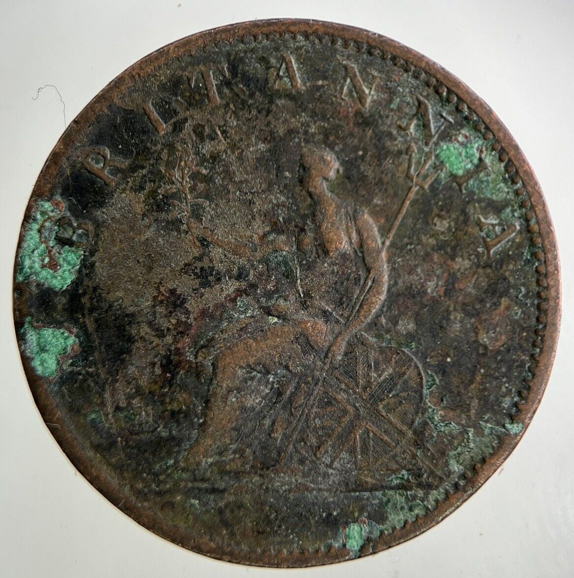 1806 George III 3rd Half-Penny Coin | Fine Collectable Grade