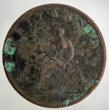 1806 George III 3rd Half-Penny Coin | Fine Collectable Grade