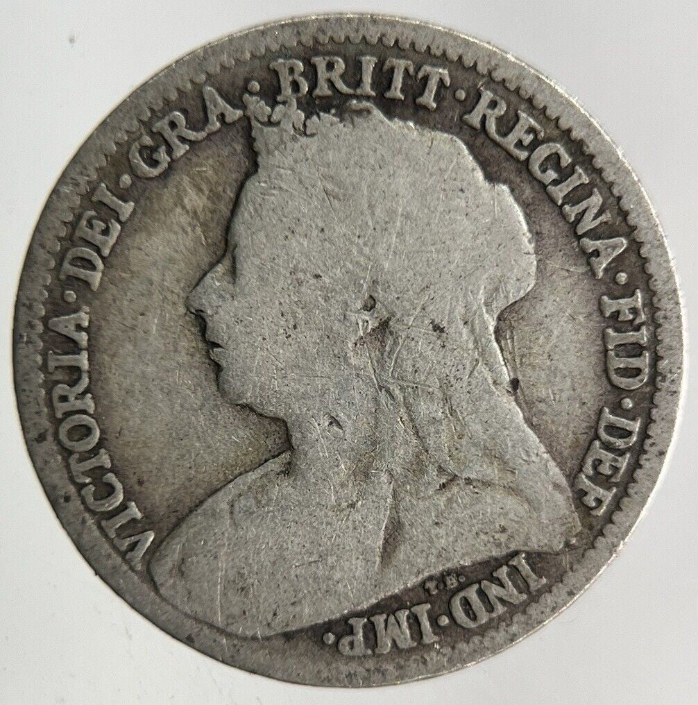 1893 Victoria Threepence Silver Coin | Collectable Grade