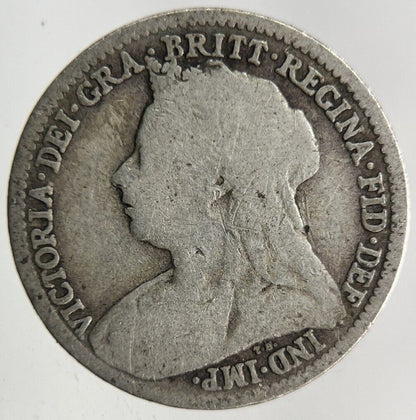 1893 Victoria Threepence Silver Coin | Collectable Grade