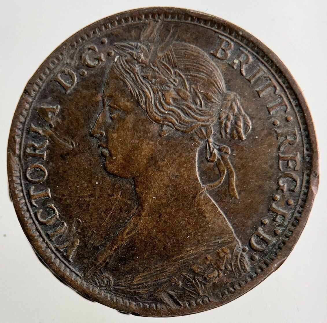 1862 Victoria Farthing Coin | Very High Grade