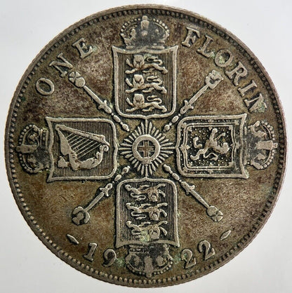 1922 George V Florin Silver Coin | Fine Collectable Grade