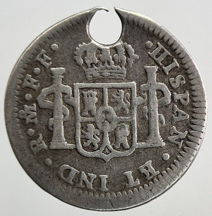 1782 Spain Half 1/2 Real Silver Coin | Collectable Grade