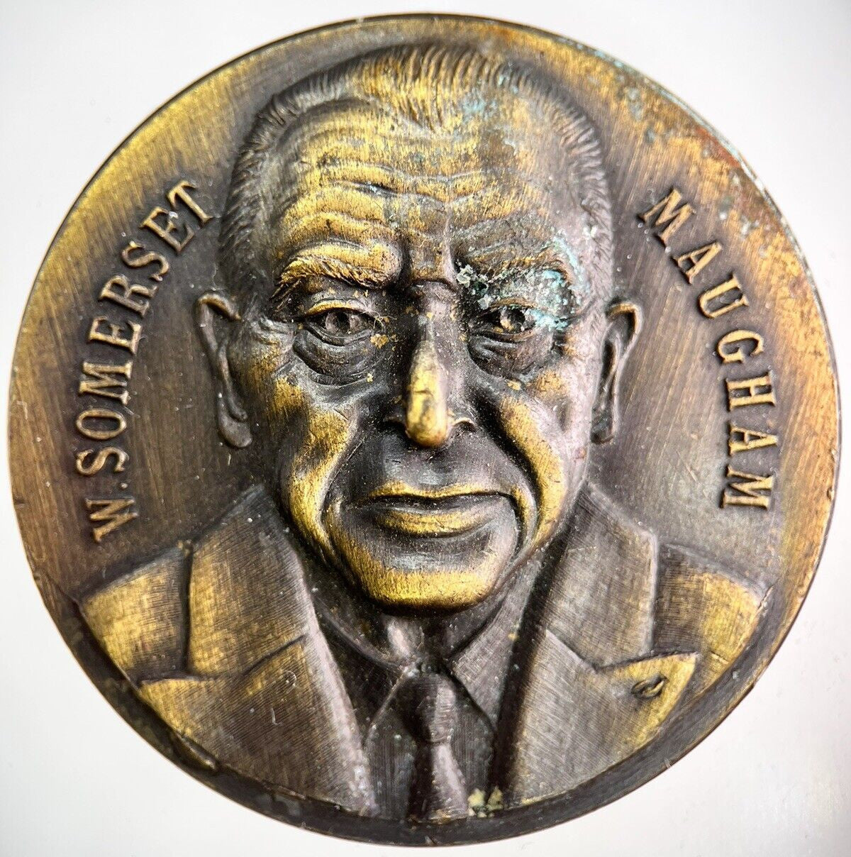 W Somerset Maugham Commemorative Medal Token Coin | Very High Grade