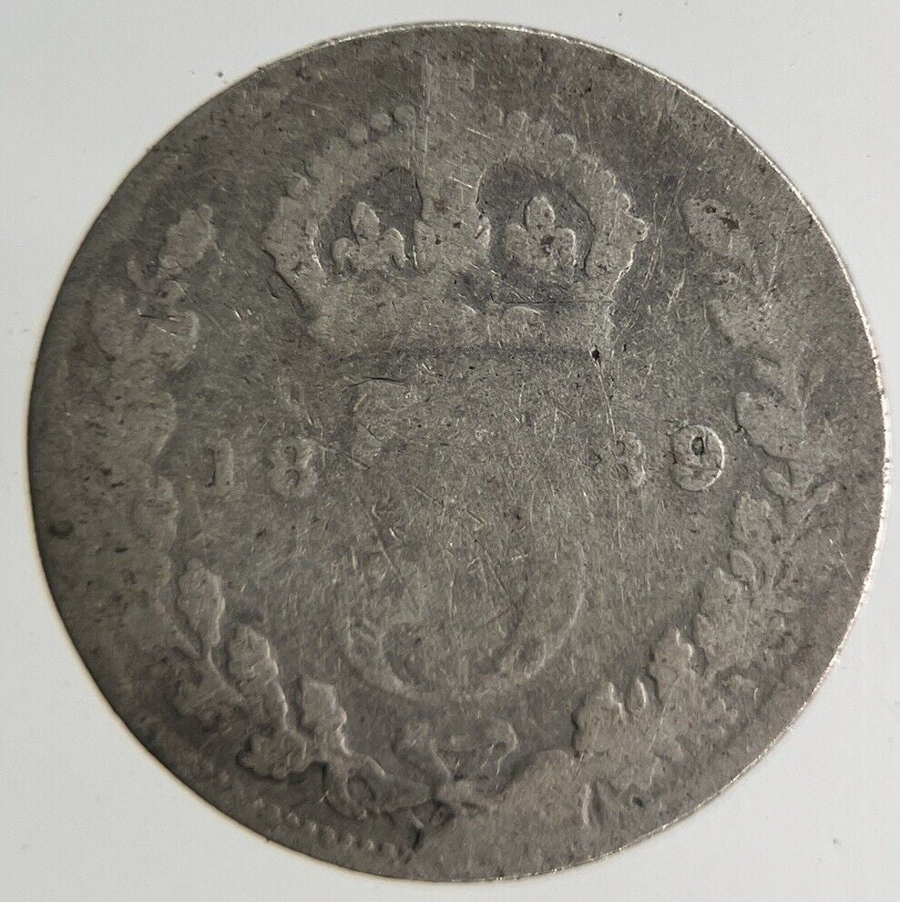 1889 Victoria Threepence Silver Coin | Collectable Grade
