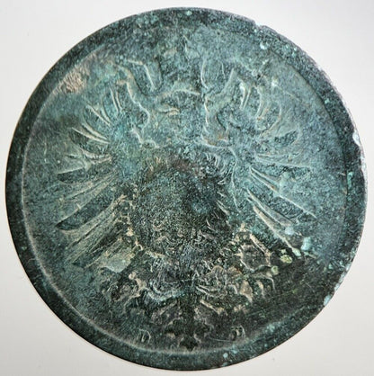 1875 - D Germany 2 Pfennig Coin | Collectable Grade | a3080