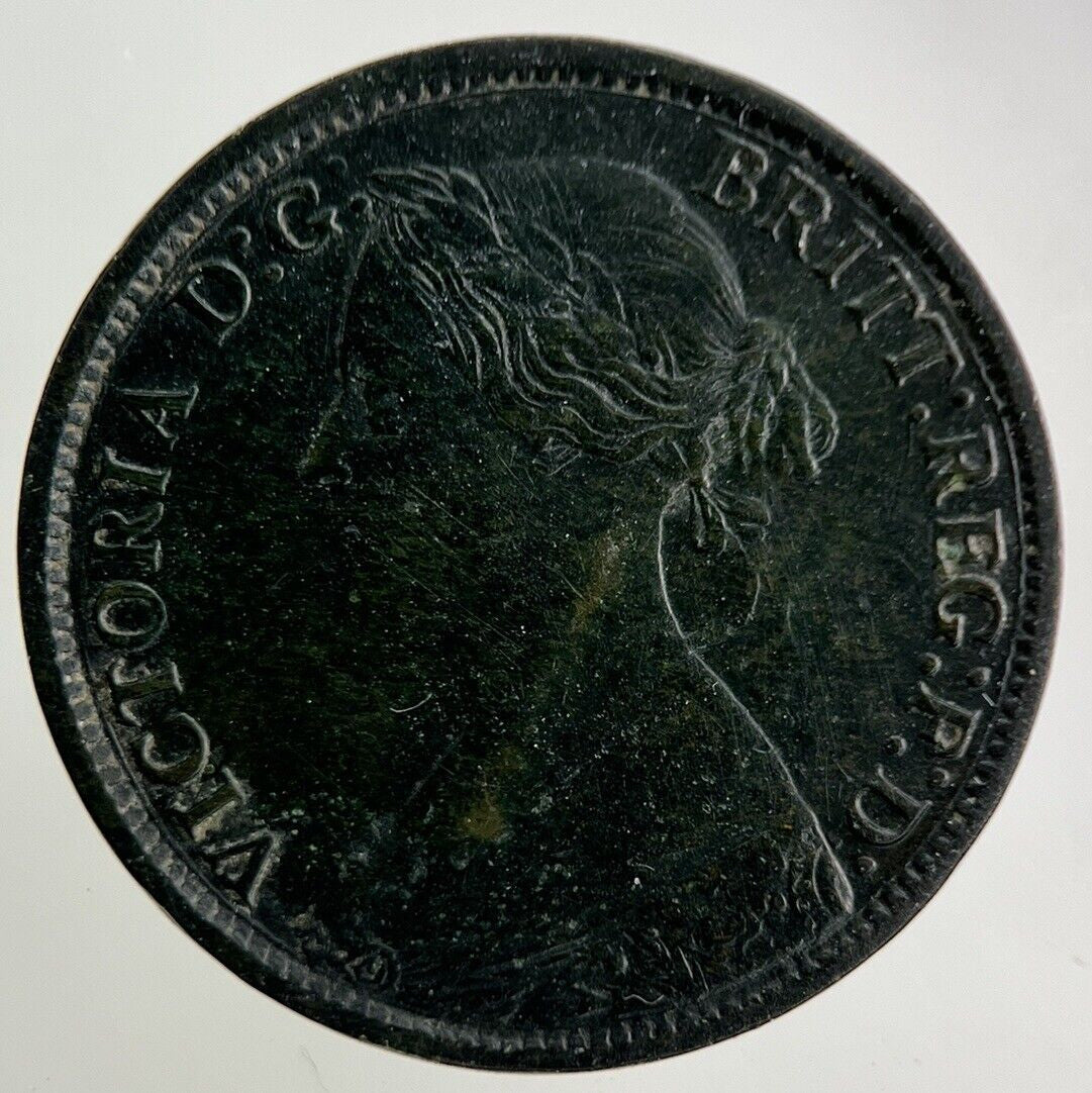1861 Victoria Farthing Coin | Fine Collectable Grade