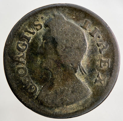 1736 George II 2nd Farthing Coin | Fine Collectable Grade